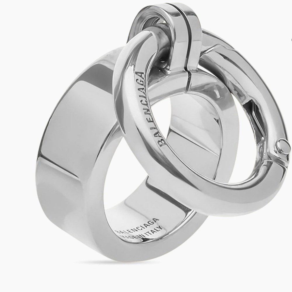 Brand New Balenciaga 2.0 Utility Ring Size 6